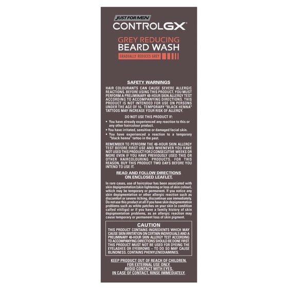 Bundle of 2 Just For Men Control Gx Beard Washes - Picture 4 of 6
